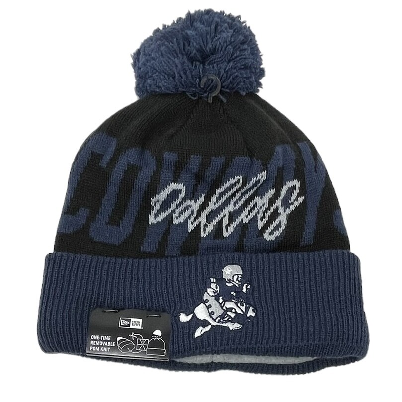 Dallas Cowboys Retro Men’s New Era Confident Knit Pom Hat