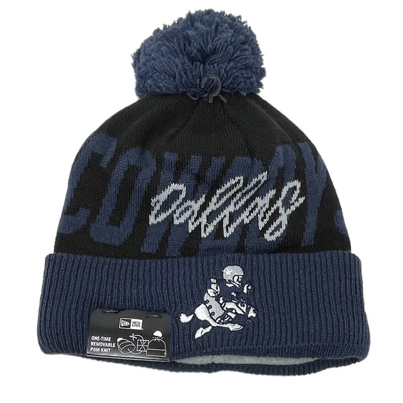 Dallas Cowboys Retro Men’s New Era Confident Knit Pom Hat