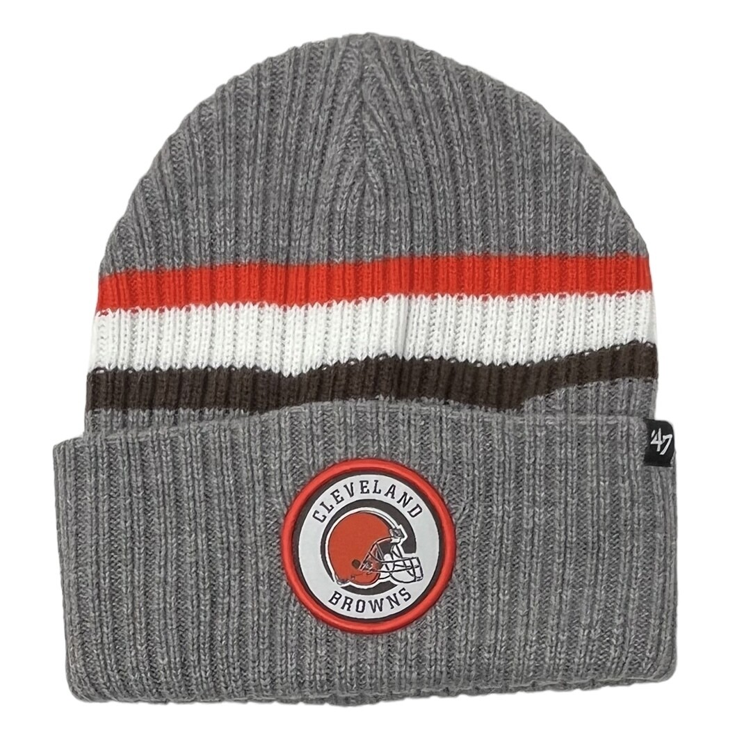 Cleveland Browns Men’s 47 Graphite Cuffed Knit Hat