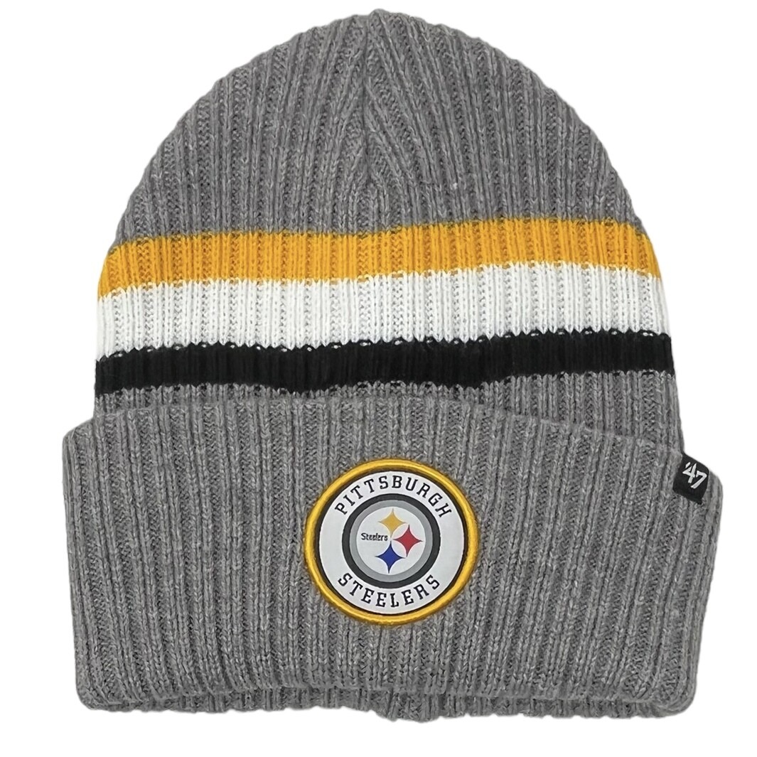 Pittsburgh Steelers Men’s 47 Graphite Cuffed Knit Hat
