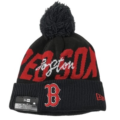 Boston Red Sox Men’s New Era Confident Knit Pom Hat