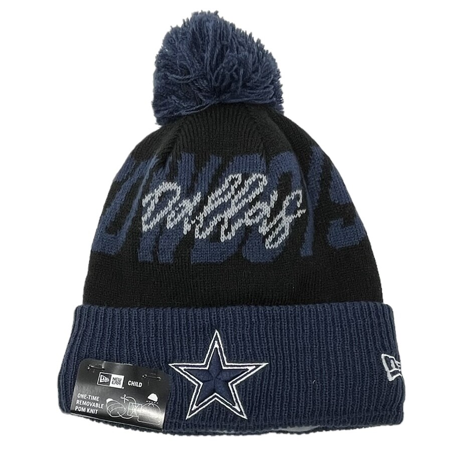 Dallas Cowboys Child New Era Confident Knit Pom Hat