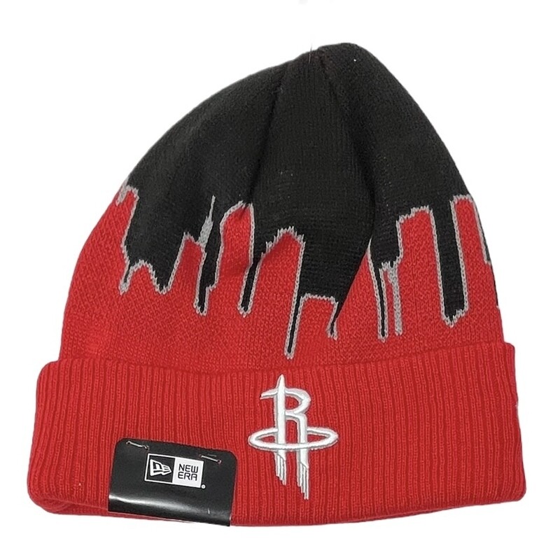Houston Rockets Men’s New Era Tipoff Knit Hat Houston Rockets Men’s New Era Tipoff Knit Hat
