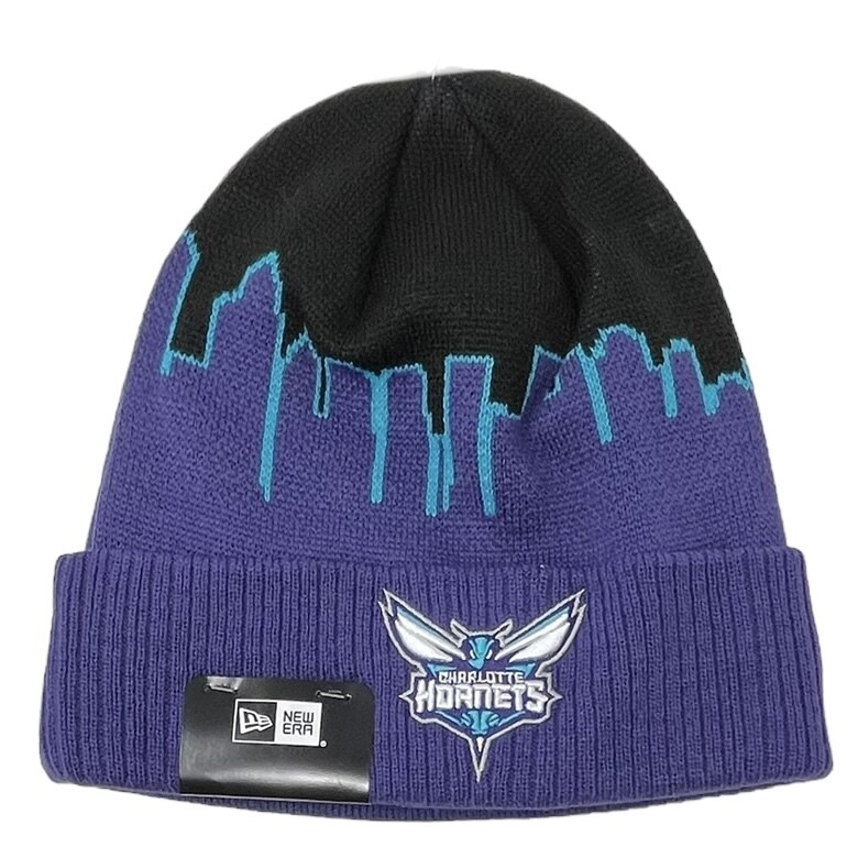 Charlotte Hornets Men’s New Era Tipoff Knit Hat Charlotte Hornets Men’s New Era Tipoff Knit Hat