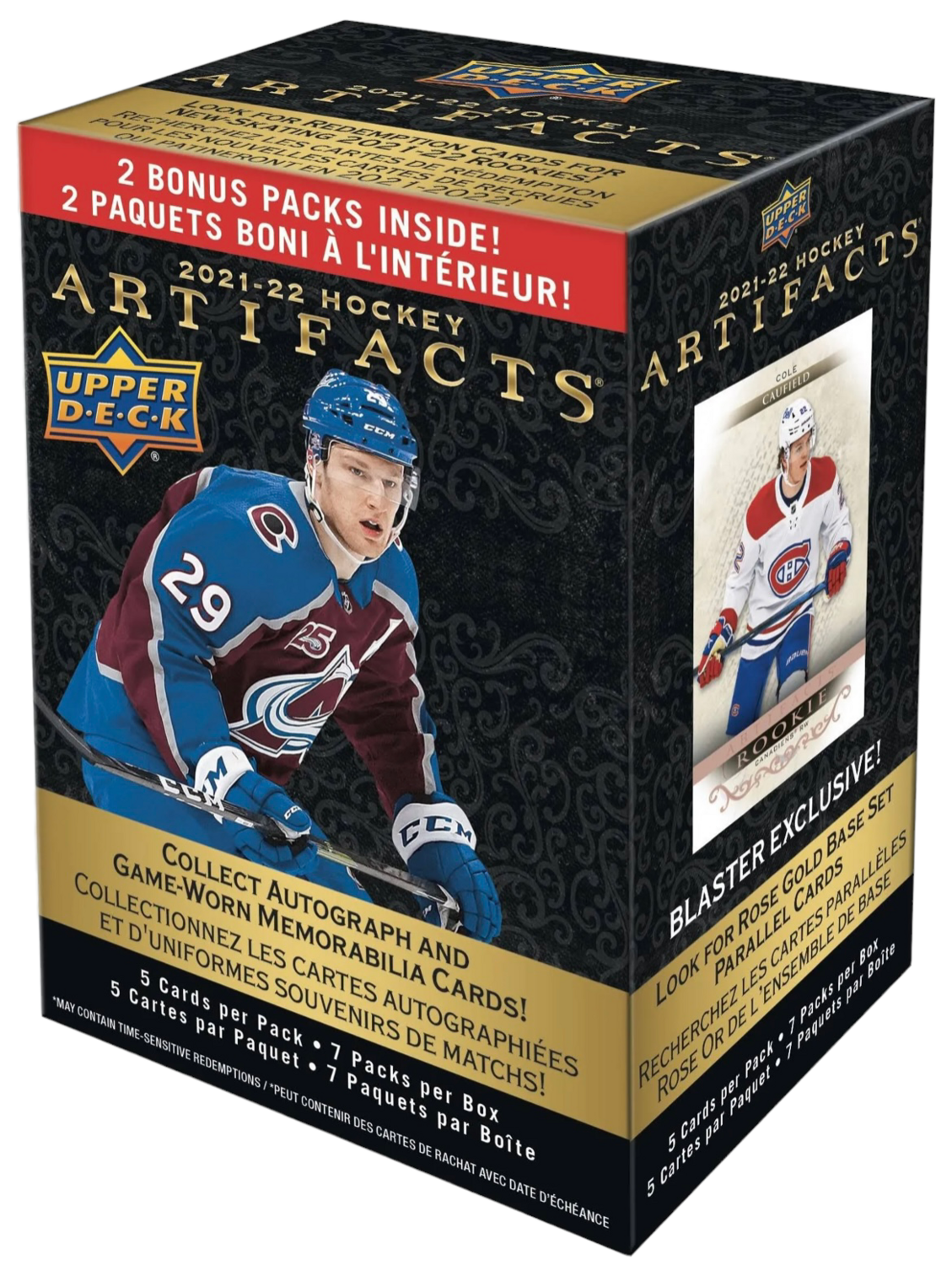 2021-22 Upper Deck Artifacts Hockey 7-Pack Blaster Box