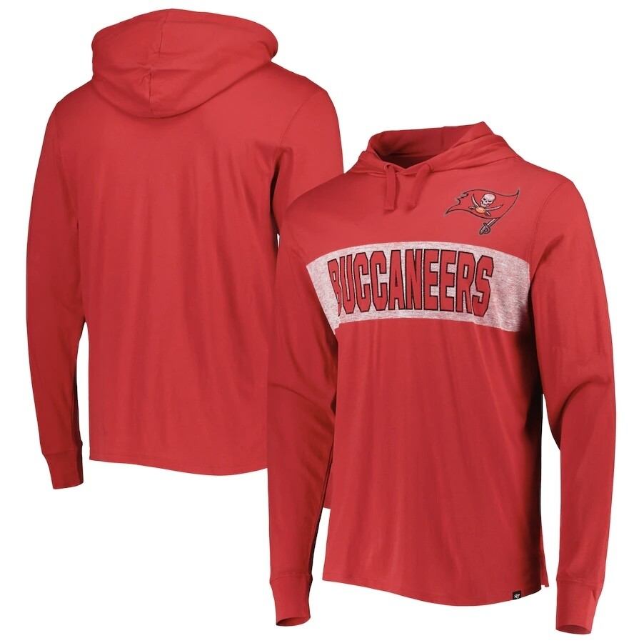 Tampa Bay Buccaneers Men’s Racer Red 47 Field Franklin Pullover Hoodie
