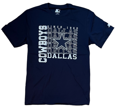 Dallas Cowboys Men’s Navy Starter T-Shirt Dallas Cowboys Men’s Navy Starter T-Shirt