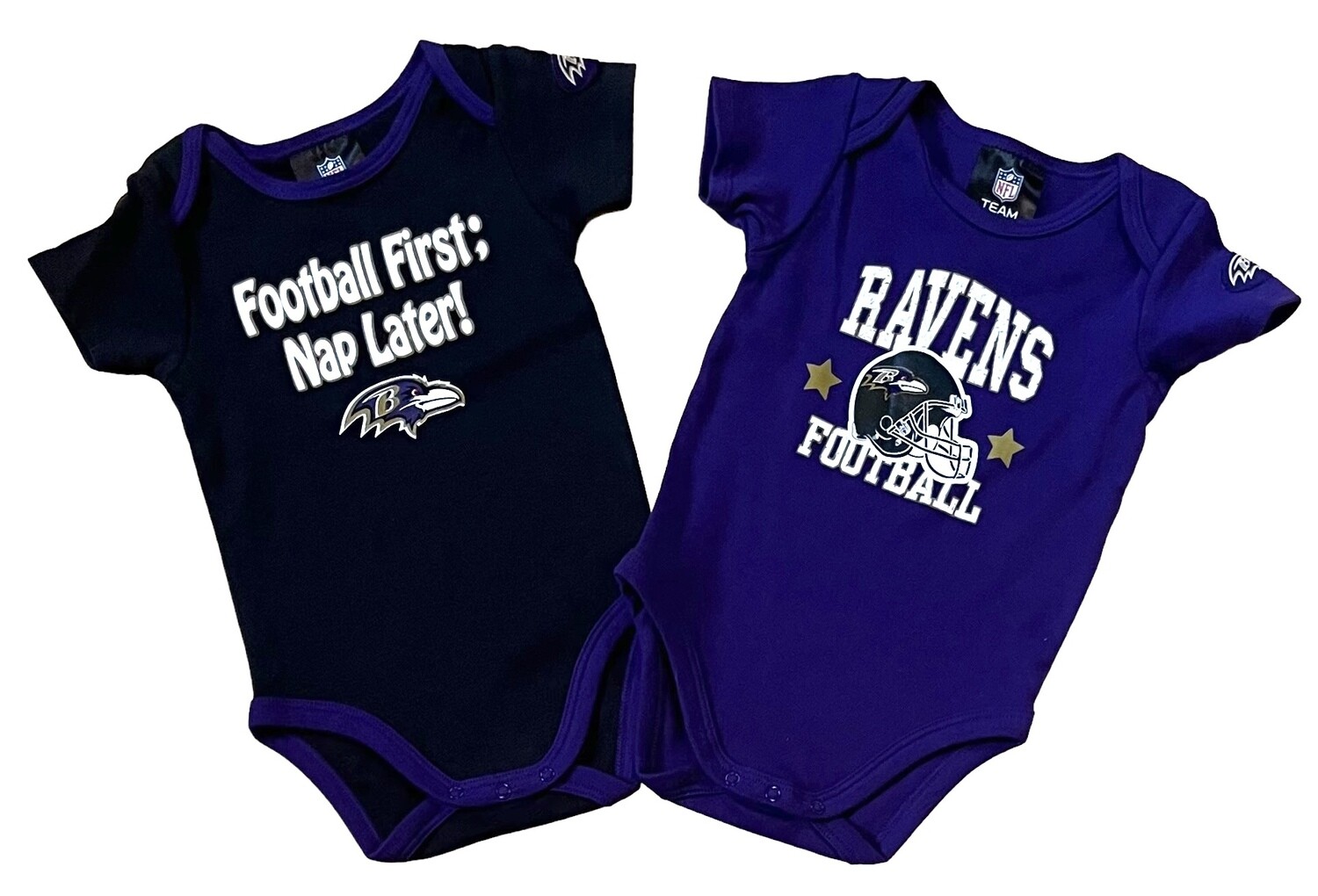 Baltimore Ravens Gerber Baby 2 pc. Short Sleeve Onesie