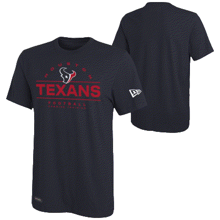 Houston Texans Men’s New Era Blitz Lightning Dri-Tek Combine Training T-Shirt