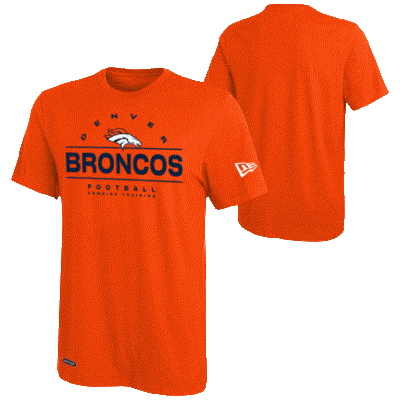 Denver Broncos Men’s New Era Blitz Lightning Dri-Tek Combine Training T-Shirt
