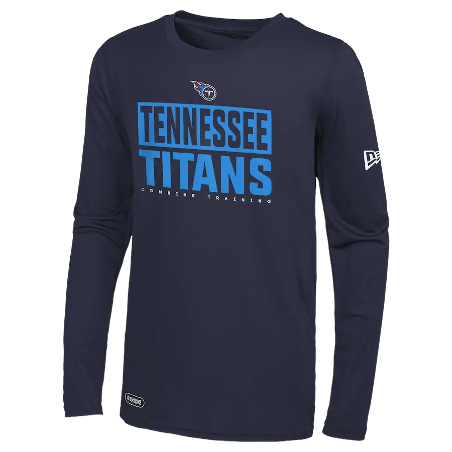 Tennessee Titans Men’s Offsides Dri-Tek New Era Long Sleeve Combine Training Shirt