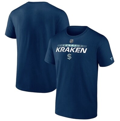 Seattle Kraken Men’s Fanatics Branded Deep Sea Blue Authentic Pro Team Core Collection Prime T-Shirt