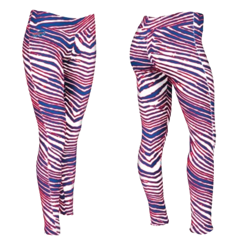Buffalo Bills Women’s Zebra Zubaz Leggings