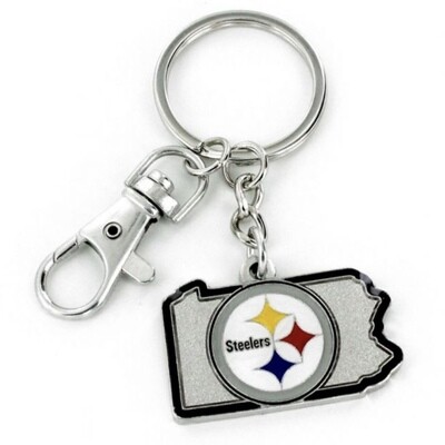 Pittsburgh Steelers State Key Ring