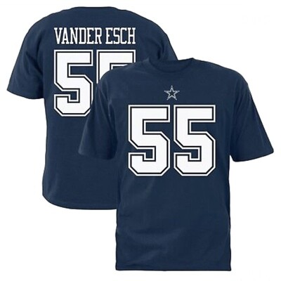 Dallas Cowboys Leighton Vander Esch Men’s Name and Number T-Shirt