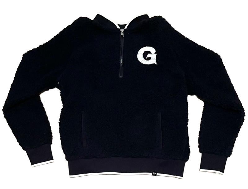 Georgetown Hoyas Women’s 47 Navy Blue Quarter Zip Fleece Pullover