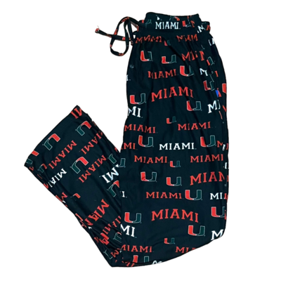 Miami Hurricanes Men's Concepts Sport Fairway Knit Pajama Pants