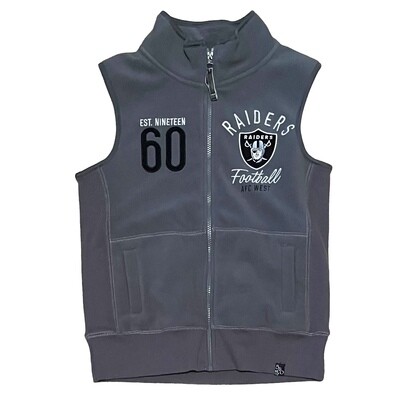 Las Vegas Raiders Women's 5th & Ocean Full Zip Vest