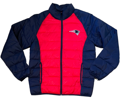 New England Patriots Men’s Cold Front Quilted Puff Jacket
