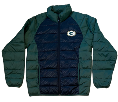 Green Bay Packers Men’s Cold Front Quilted Puff Jacket