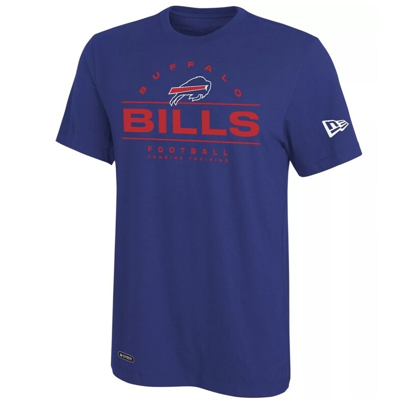 Buffalo Bills Men’s New Era Blitz Lightning Dri-Tek Combine Training T-Shirt Buffalo Bills Men’s New Era Blitz Lightning Dri-Tek Combine Training T-Shirt