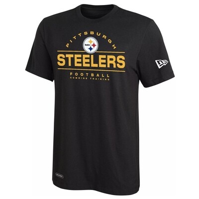 Pittsburgh Steelers Men’s New Era Blitz Lightning Dri-Tek Combine Training T-Shirt