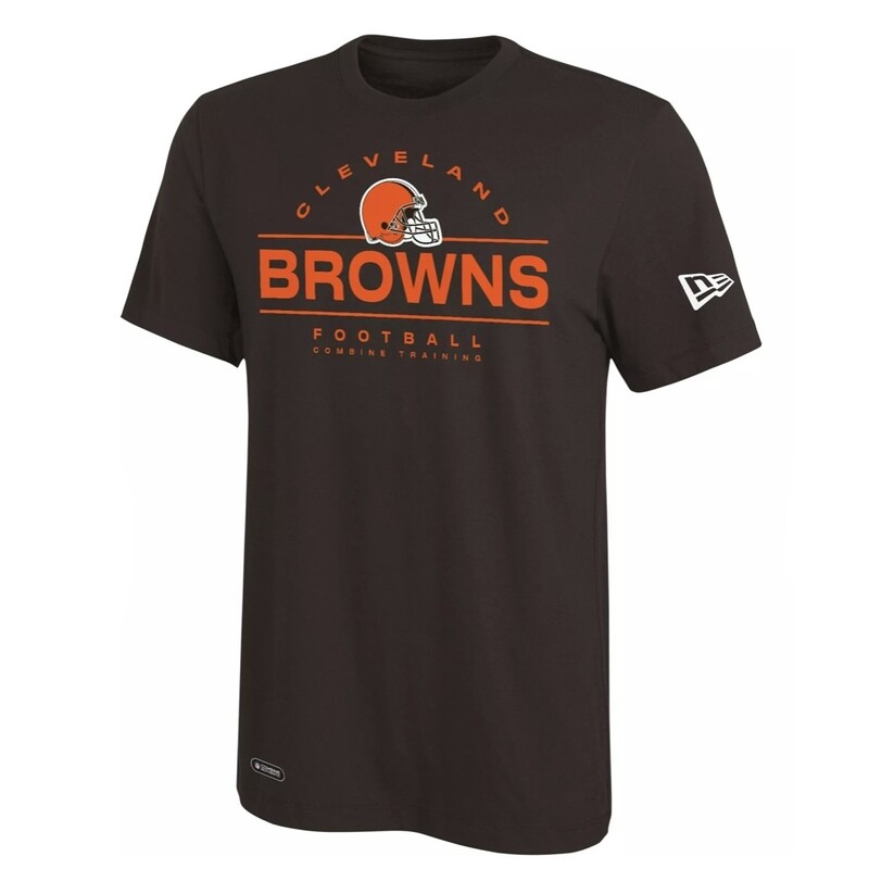 Cleveland Browns Men’s New Era Blitz Lightning Dri-Tek Combine Training T-Shirt