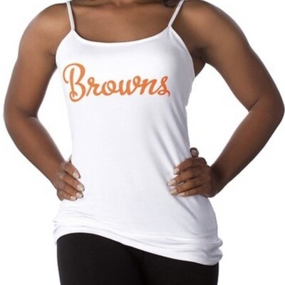 Cleveland Browns Women’s All Sport Couture Spaghetti Tank Top
