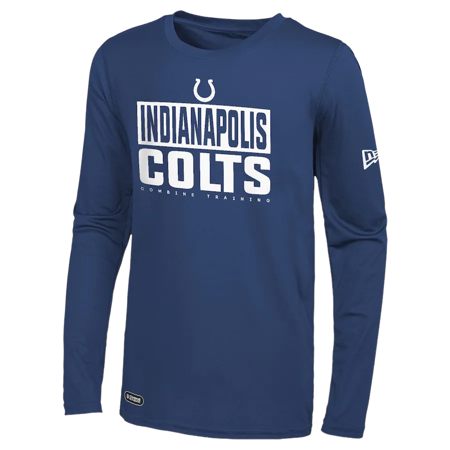 Indianapolis Colts Men’s Offsides Dri-Tek New Era Long Sleeve Combine Training Shirt