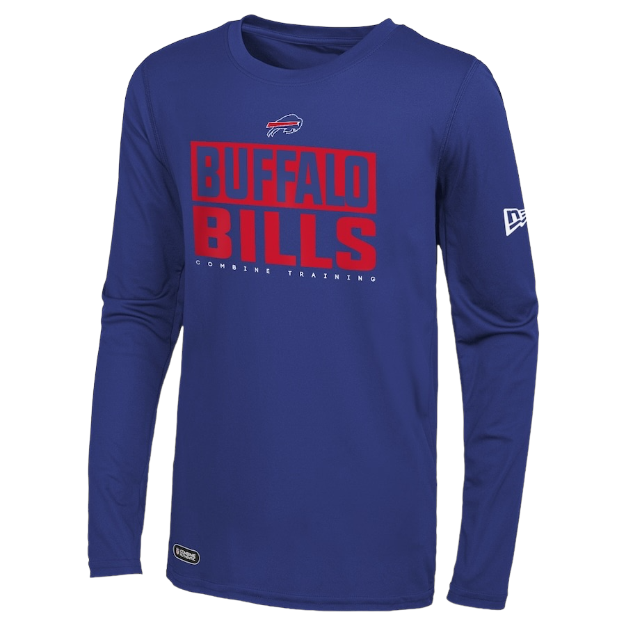 Buffalo Bills Men’s Offsides Dri-Tek New Era Long Sleeve Combine Training Shirt