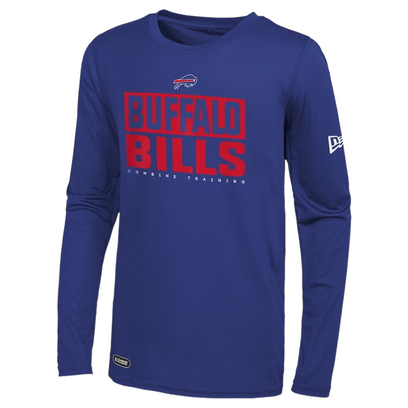 Buffalo Bills Men’s Offsides Dri-Tek New Era Long Sleeve Combine Training Shirt