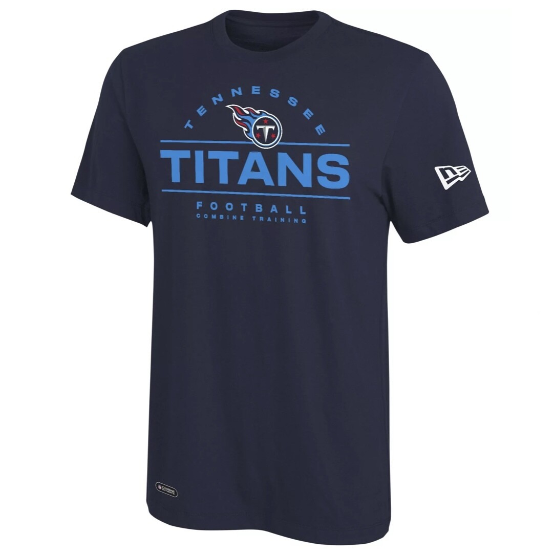 Tennessee Titans Men’s New Era Blitz Lightning Dri-Tek Combine Training T-Shirt