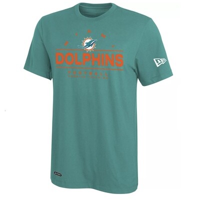 Miami Dolphins Men’s New Era Blitz Lightning Dri-Tek Combine Training T-Shirt