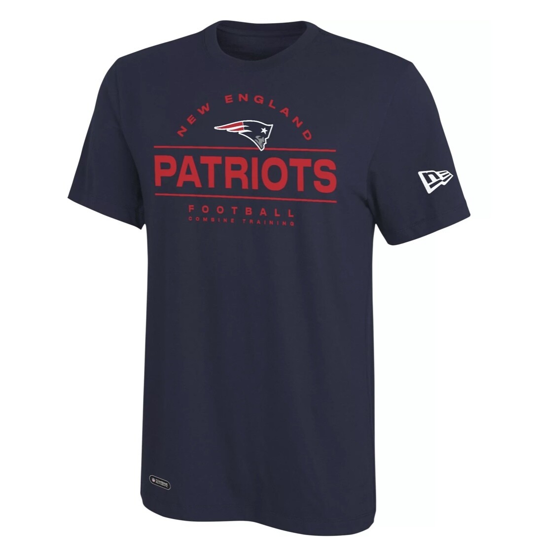 New England Patriots Men’s New Era Blitz Lightning Dri-Tek Combine Training T-Shirt