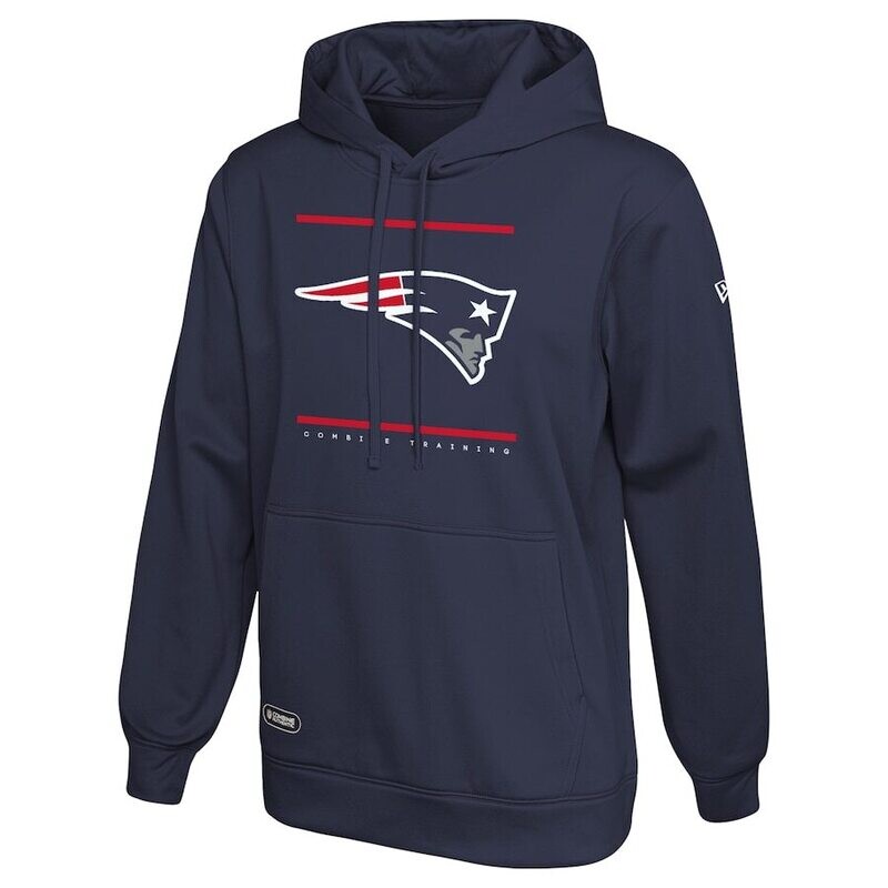 New England Patriots Men’s New Era Split Defense Combine Training Hoodie