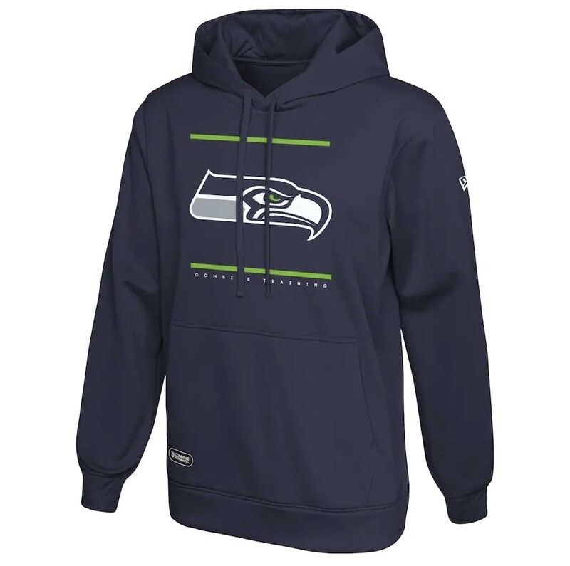 Seattle Seahawks Men’s New Era Split Defense Combine Training Hoodie