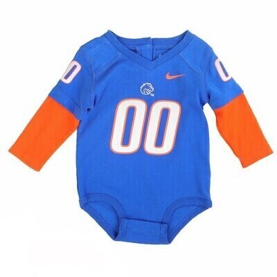 Boise State Broncos Long Sleeve Baby Onesie