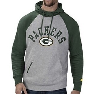Green Bay Packers Men's Gray/Green Starter Hoodie