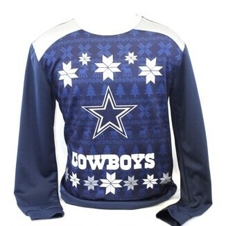 Cowboys store christmas sweater