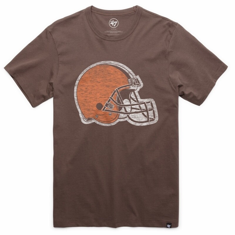 Cleveland Browns Men’s 47 Brand Espresso Franklin T-Shirt Tee