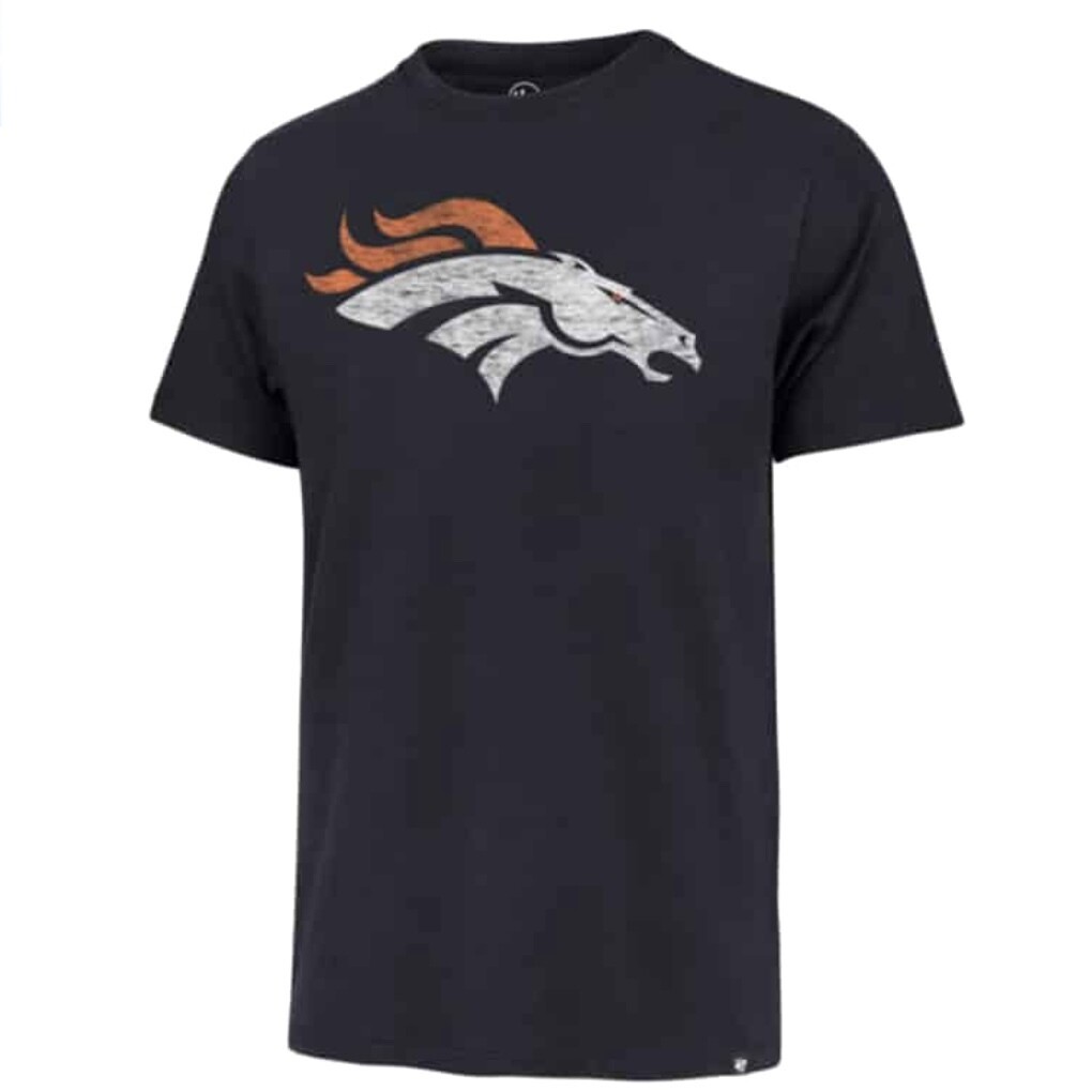 Denver Broncos Men’s 47 Brand Atlas Blue Franklin T-Shirt Tee