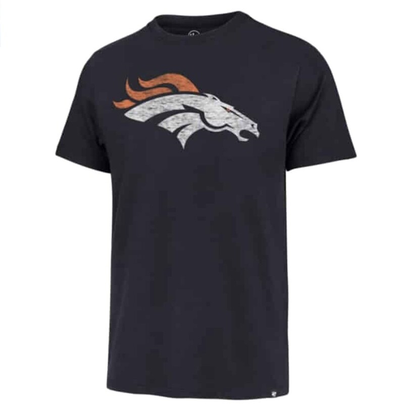 Denver Broncos Men’s 47 Brand Atlas Blue Franklin T-Shirt Tee