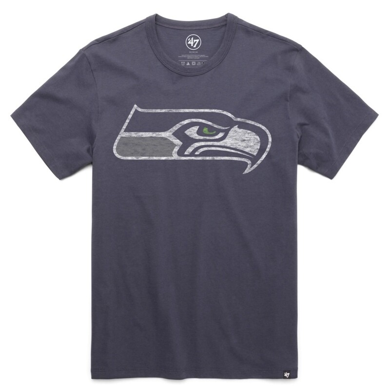Seattle Seahawks Men’s 47 Brand Cadet Blue Franklin T-Shirt Tee