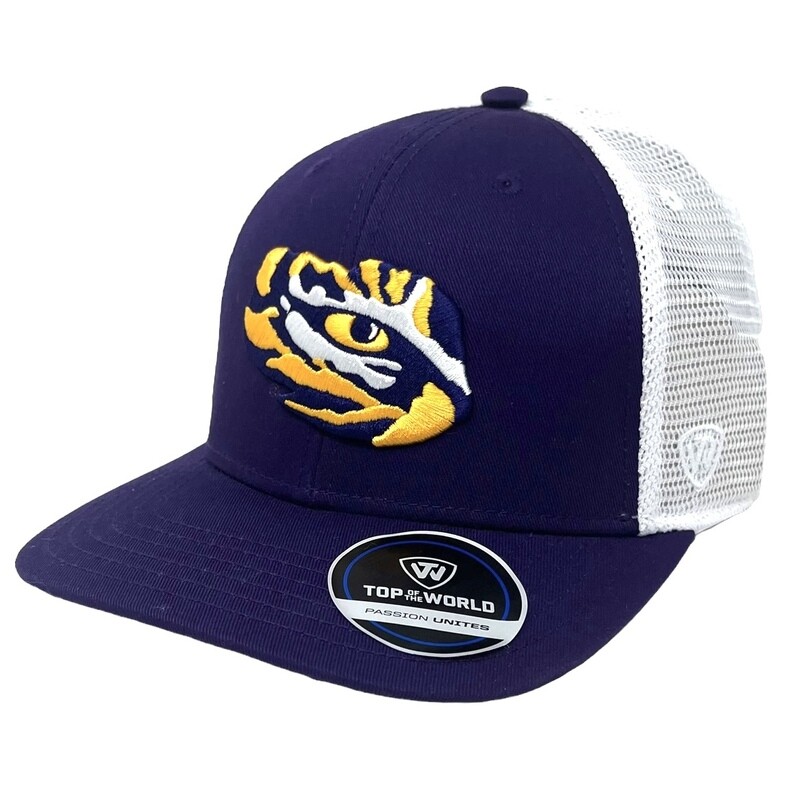 LSU Tigers Men’s Top of the World One Snapback Hat LSU Tigers Men’s Top of the World One Snapback Hat