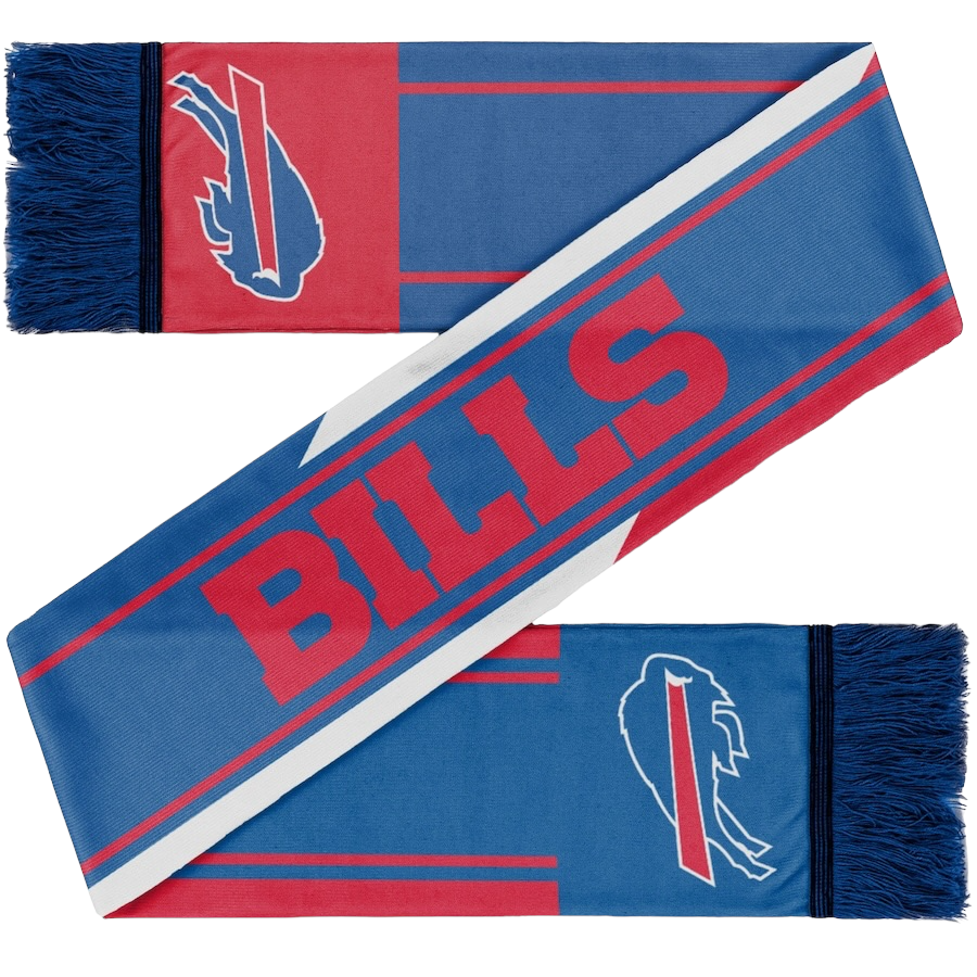 Buffalo Bills Color Wave Adult Knit Scarf