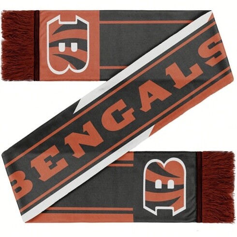 Cincinnati Bengals Color Wave Adult Knit Scarf