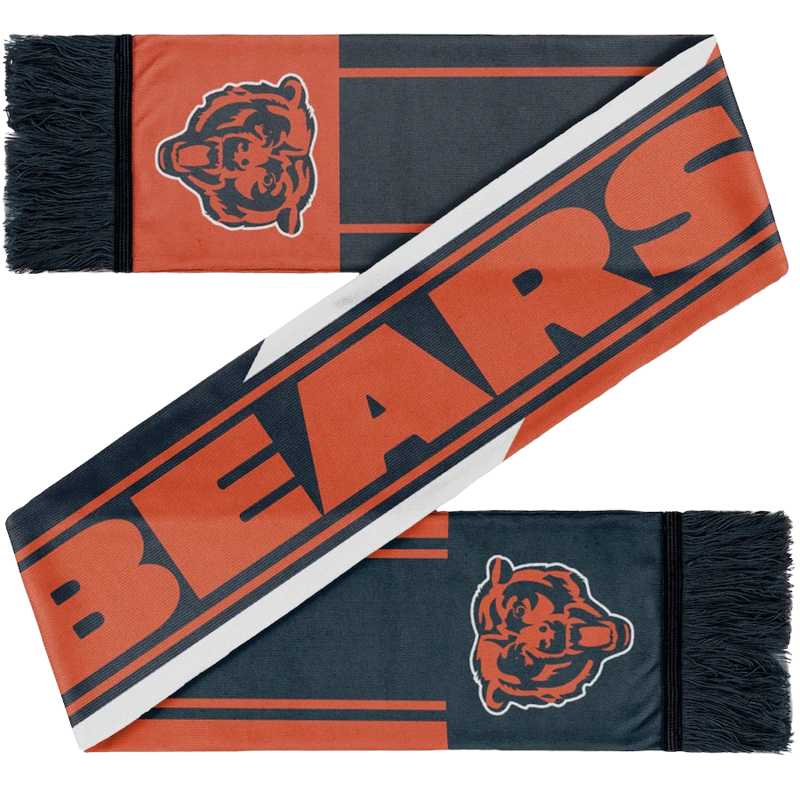 Chicago Bears Color Wave Adult Knit Scarf