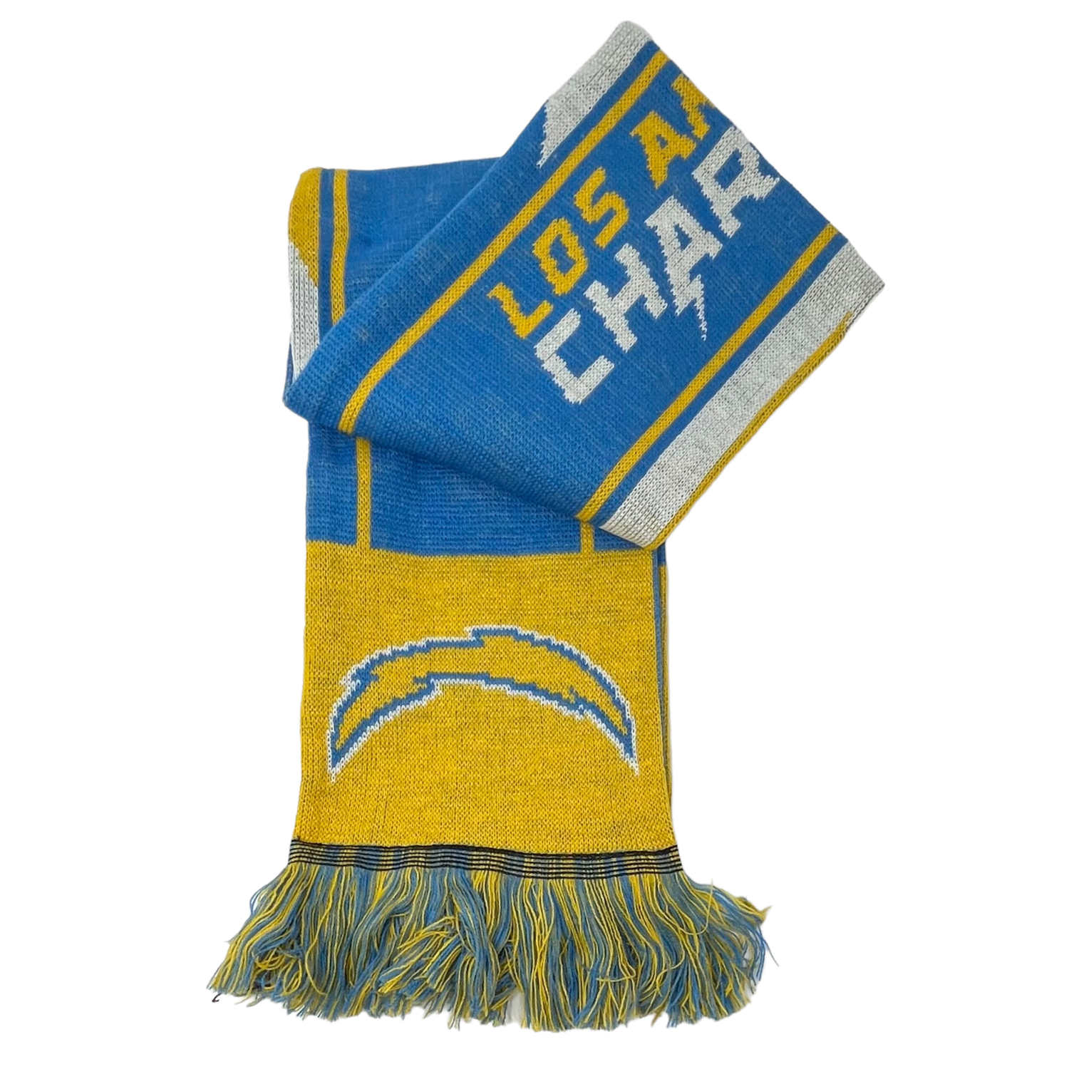 Los Angeles Chargers Color Wave Adult Knit Scarf