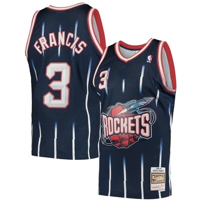 Houston Rockets Steve Francis 1999-00 Navy Blue Mitchell & Ness Men’s Swingman Jersey