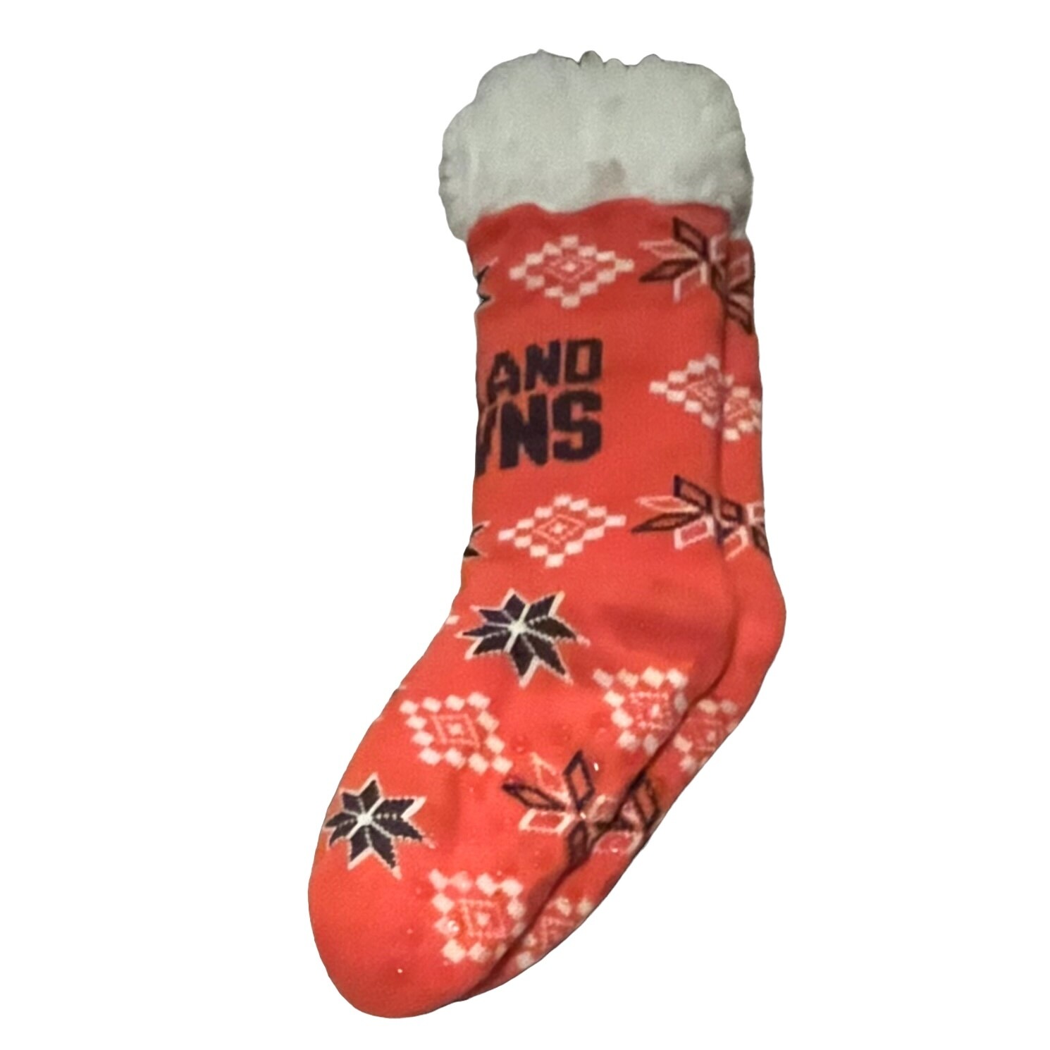 Cleveland Browns Women's Footy Slippers